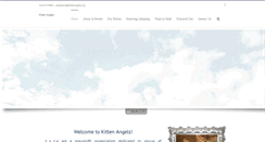 Desktop Screenshot of kittenangels.org